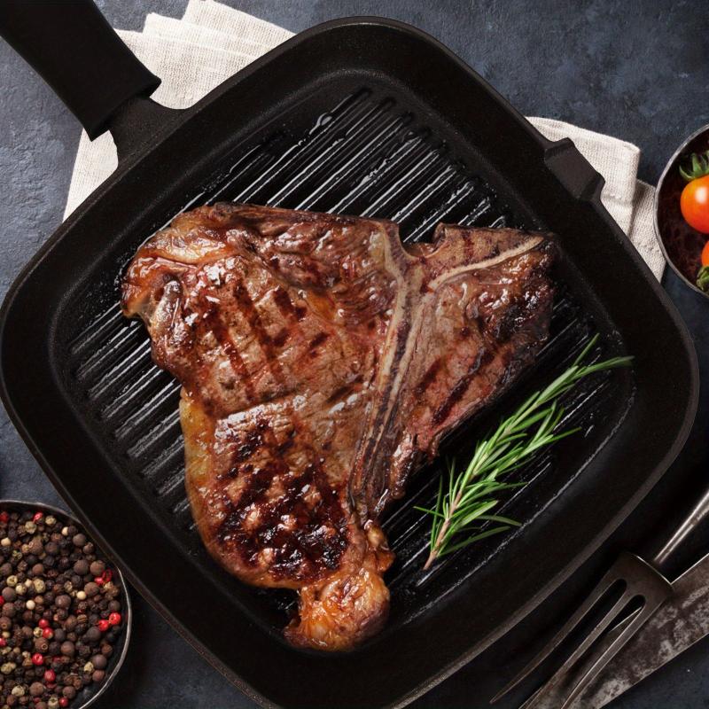 Square Cast Iron Baking Tray 25.4cm with Heat-resistant Stand