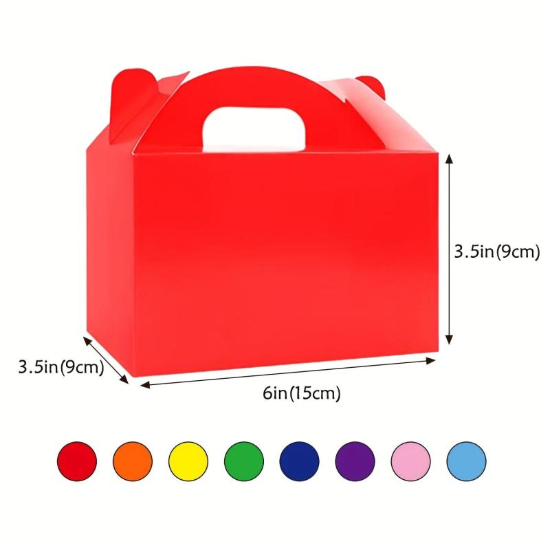 Rainbow Treat Boxes 24pcs 48pcs 15 24 Cm