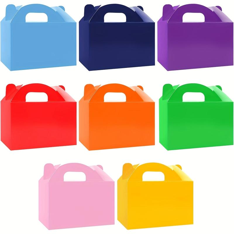 Rainbow Treat Boxes 24pcs 48pcs 15 24 Cm