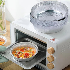 20-32cm Air Fryer Tin Paper Pan Household Oven Baking Tray Tin Foil