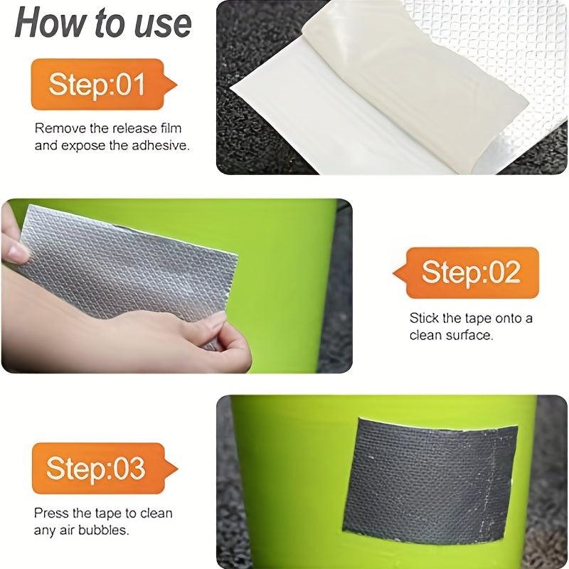 Waterproof Butyl Aluminum Foil Tape for RV Repair
