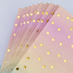20pcs Gradient Colored Disposable Napkins For Party Celebrations