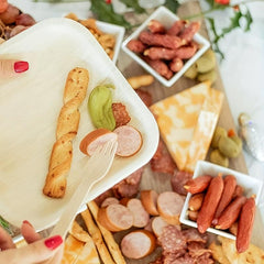 10 PCS 15 24 Cm Compostable Square Palm Leaf Plates In Party