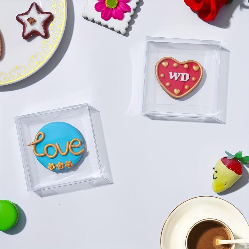 Clear Cookies Boxes With Window - Small Treat Boxes