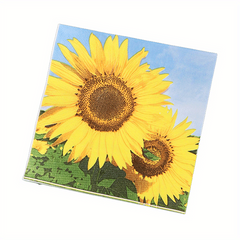 20pcs Sunflower Napkins for Weddings Birthdays Home Decor 12 99''