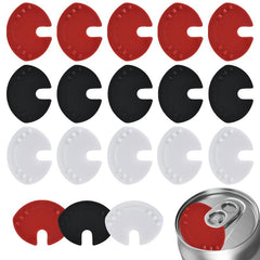 15pcs Reusable Can Cap Beverage End Cap Anti Dust Lids for Beer Soda Saver