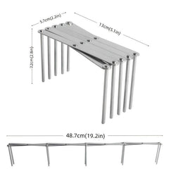 Adjustable Stainless Steel Drying Rack for Kitchen Storage