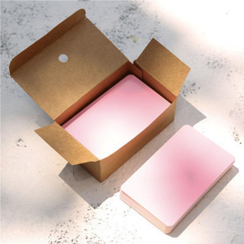 90pcs Blank Name Cards Bookmarks Message Cards Note Pads Back To School Supplies
