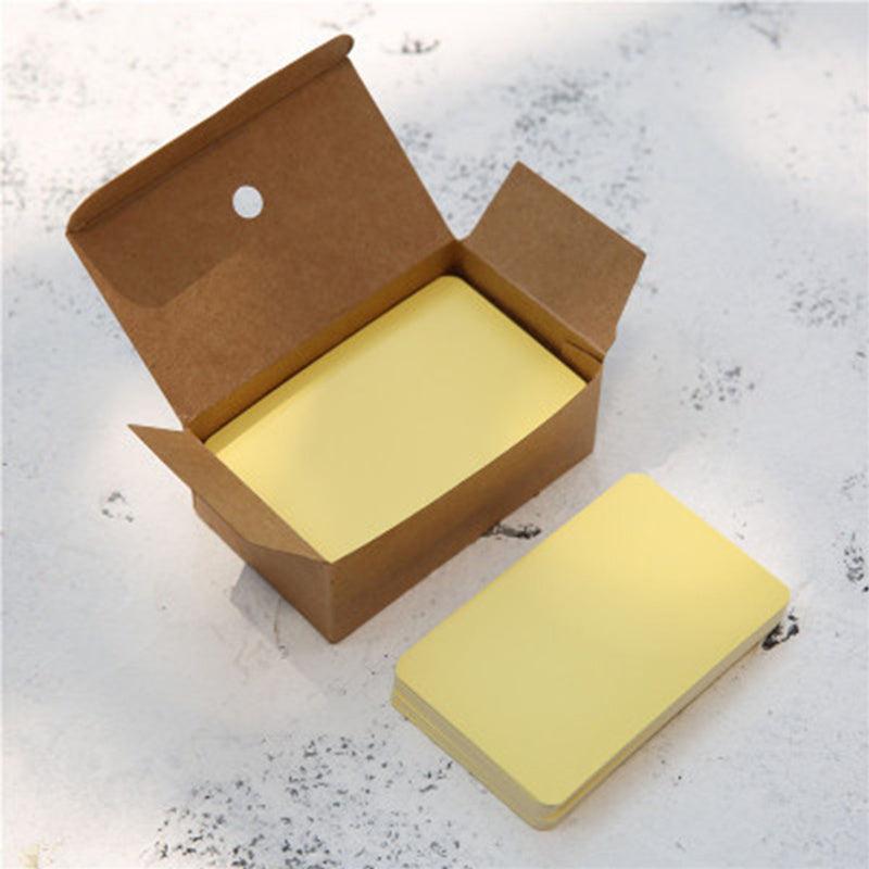 90pcs Blank Name Cards Bookmarks Message Cards Note Pads Back To School Supplies