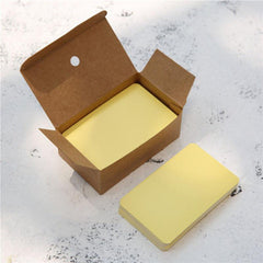 90pcs Blank Name Cards Bookmarks Message Cards Note Pads Back To School Supplies