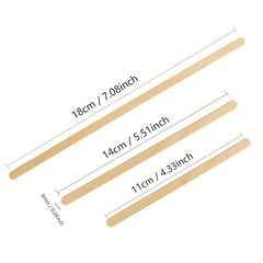100pcs Disposable Wooden Stir Sticks Individually Packaged
