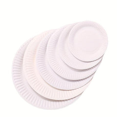 50pcs Party Paper Plates DIY Decorated Plates Supplies