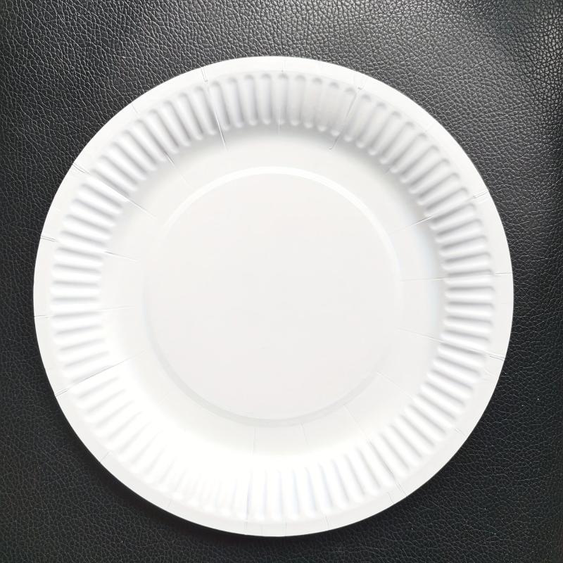 50pcs Party Paper Plates DIY Decorated Plates Supplies