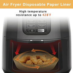 100PCS Disposable Air Fryer Paper Thick Type 2.5g