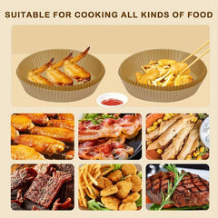 100PCS Disposable Air Fryer Paper Thick Type 2.5g