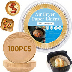 100PCS Disposable Air Fryer Paper Thick Type 2.5g