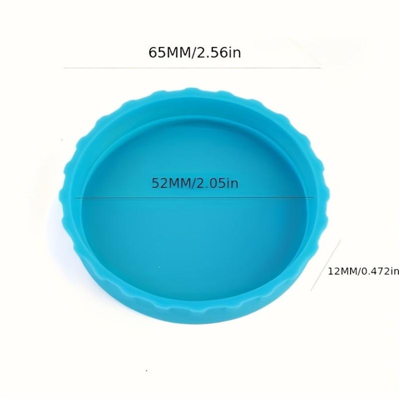 6pcs Silicone Can Covers Soda Beer Bottle Cap Tin Can Leak Proof Cap
