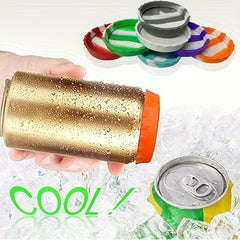 6pcs Silicone Can Covers Soda Beer Bottle Cap Tin Can Leak Proof Cap