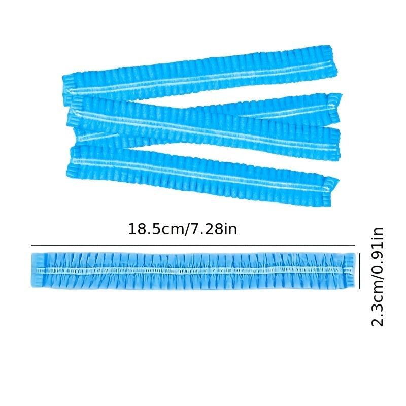 100pcs Disposable Hair Net Cap for Cosmetics Kitchen Cooking