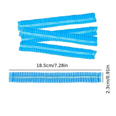 100pcs Disposable Hair Net Cap for Cosmetics Kitchen Cooking