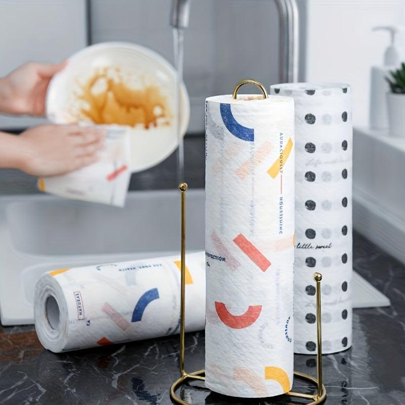Non-woven Lazy Rag Dry Wet Dual-use Cleaning Cloth for Window Car Glass