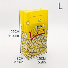 5Pcs Mini Popcorn Boxes Proof Paper Bags - Movie Theater Style Popcorn Container