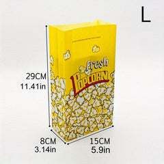 5Pcs Mini Popcorn Boxes Proof Paper Bags - Movie Theater Style Popcorn Container
