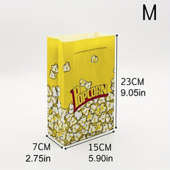 5Pcs Mini Popcorn Boxes Proof Paper Bags - Movie Theater Style Popcorn Container