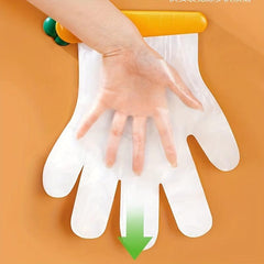 Transparent Disposable Gloves Wall mounted Storage Rack