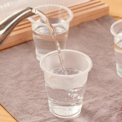Disposable Clear Plastic Cups 30pcs Leak Proof Home Office