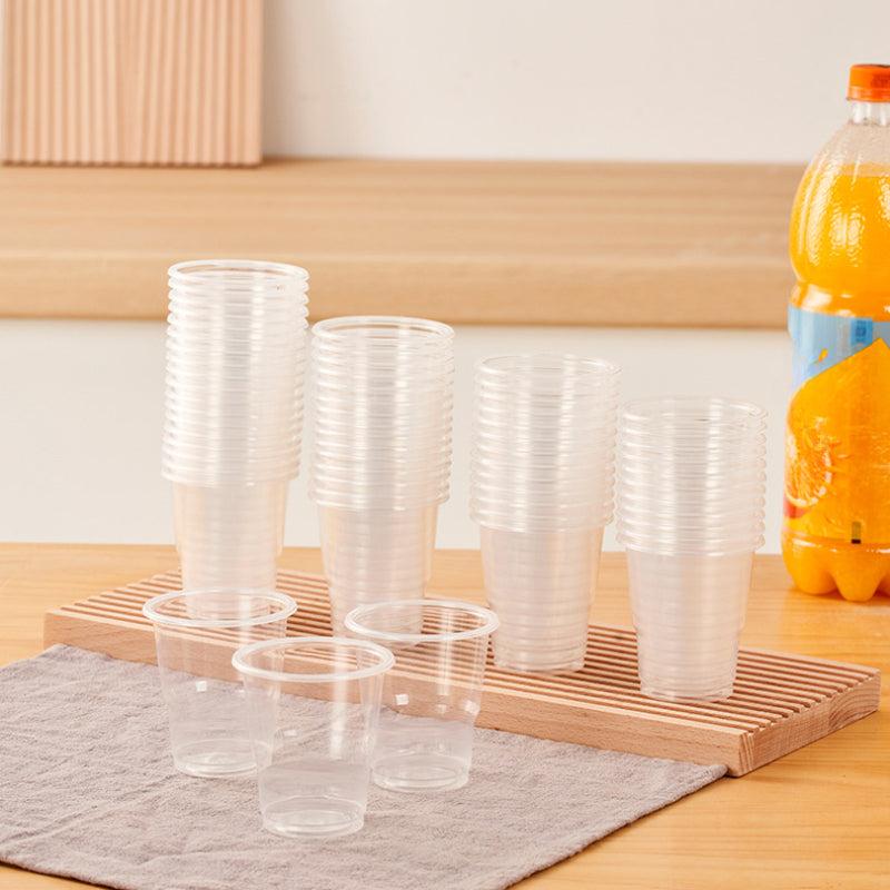 Disposable Clear Plastic Cups 30pcs Leak Proof Home Office