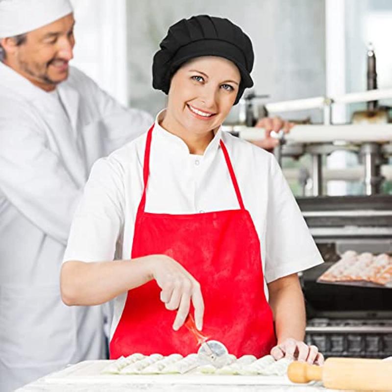 Women's Chef Hats Hair Nets Food Service Caps Kitchen Cooking Chef Cap