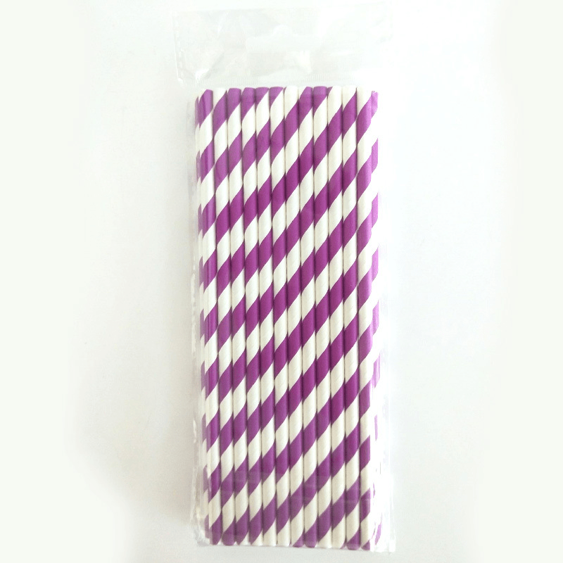 100pcs Multicolor Paper Straws Bulk Drinking Straws For Restaurants and Parties