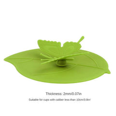 Butterfly Silicone Cup Lid for Glass Ceramic & More