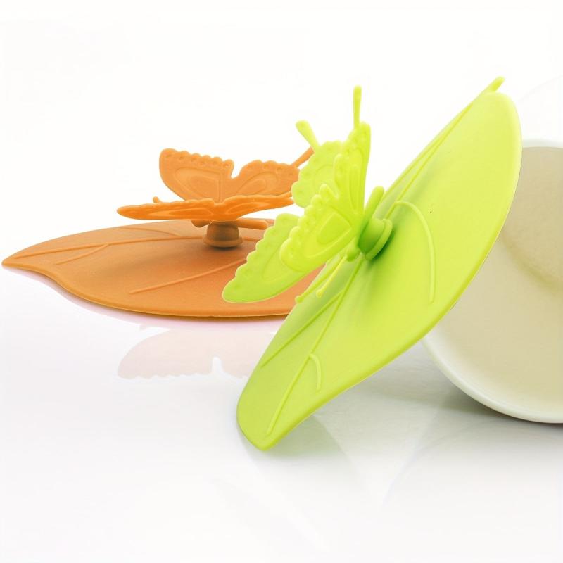 Butterfly Silicone Cup Lid for Glass Ceramic & More