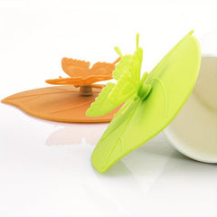 Butterfly Silicone Cup Lid for Glass Ceramic & More