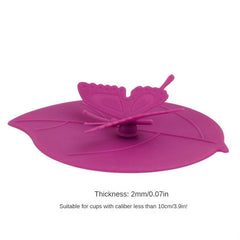 Butterfly Silicone Cup Lid for Glass Ceramic & More