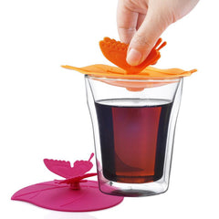 Butterfly Silicone Cup Lid for Glass Ceramic & More