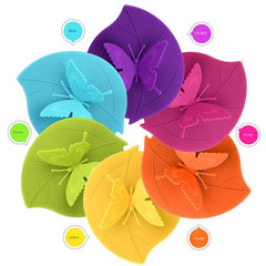 Butterfly Silicone Cup Lid for Glass Ceramic & More
