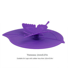 Butterfly Silicone Cup Lid for Glass Ceramic & More