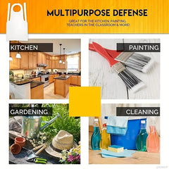 Clear Waterproof Disposable Aprons for Cooking 20pcs