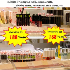 10pcs Star Stickers & 4pcs Clips Colorful Cooked Food Label Number Stickers