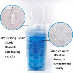 Outdoor Insulated Wine Bottle Bag PVC Wine Carrier Ice Bag