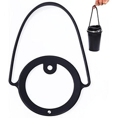 Silicone Coffee Cup Carrier Hot Cold Beverage Reusable Holder