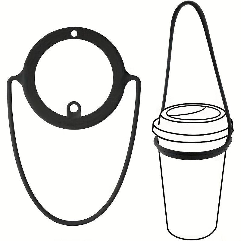 Silicone Coffee Cup Carrier Hot Cold Beverage Reusable Holder