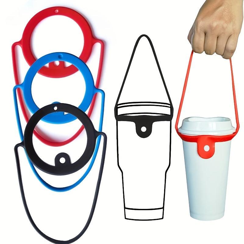 Silicone Coffee Cup Carrier Hot Cold Beverage Reusable Holder