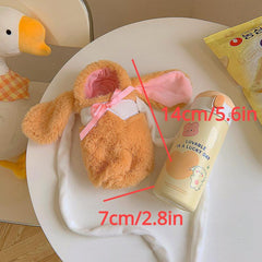 Cartoon Rabbit Plush Cup Cover - Heat Cold Resistant - Art Room Decor