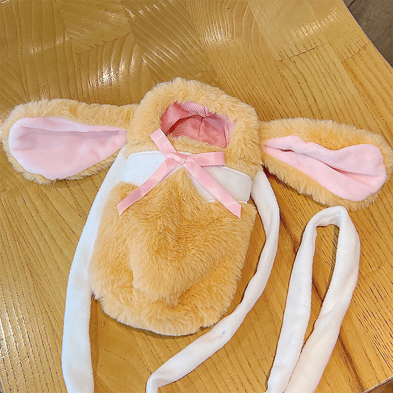 Cartoon Rabbit Plush Cup Cover - Heat Cold Resistant - Art Room Decor