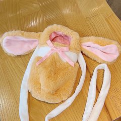 Cartoon Rabbit Plush Cup Cover - Heat Cold Resistant - Art Room Decor