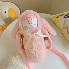 Cartoon Rabbit Plush Cup Cover - Heat Cold Resistant - Art Room Decor